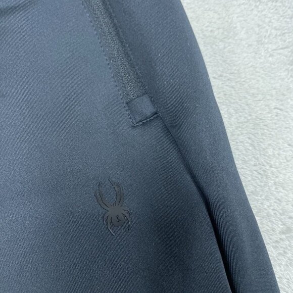 Spyder Active Navy Blue Jogger Pants Size L Polyester Blend a0979 - Picture 2 of 6